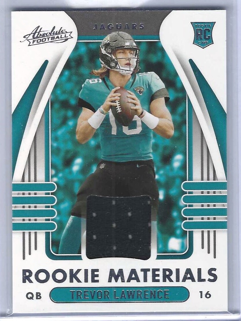 TREVOR LAWRENCE 2021 PANINI ABSOLUTE ROOKIE MATERIALS JERSEY PATCH