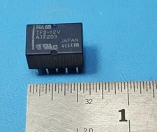 Relay, TF2-12V, DPDT, NAIS 1A 12VDC 1.8KOhm Through Hole, TF2-12V-ATF203