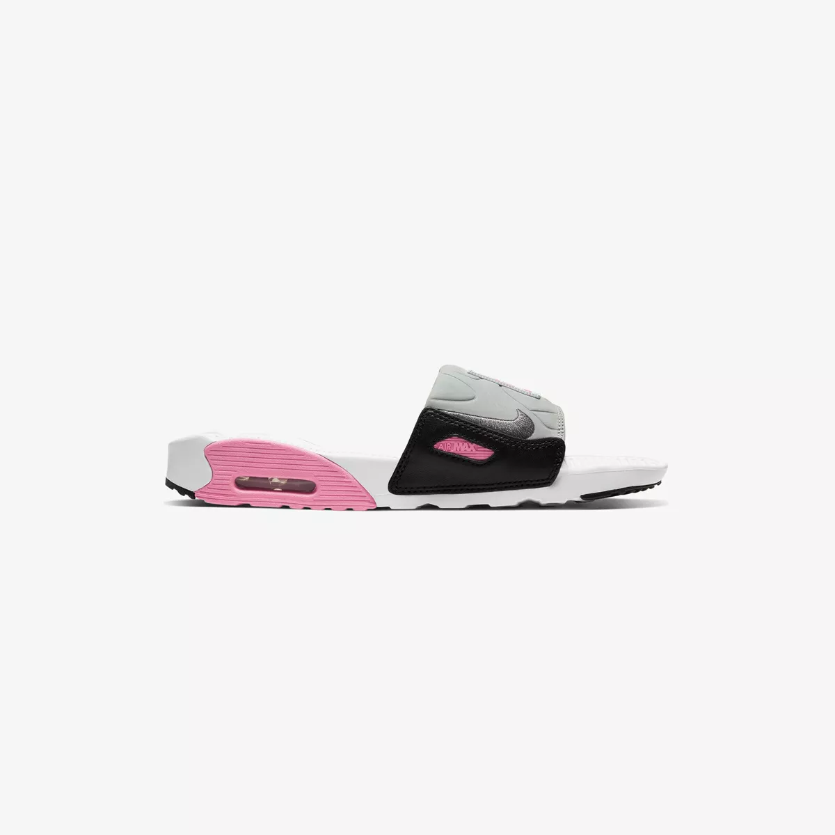 Hou op bang Fictief New WOMENS Nike Air Max 90 Slide Ct5241-100 White/Cool Grey/Rose Sandals |  eBay