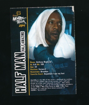 2004 And1 Mixtape Tour Streetball Anthony Heyward Half Man