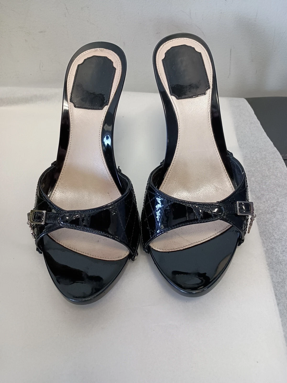 talons cuir verni dior