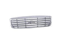 New Front Upper Chrome Grille With Gray Insert For Ford Crown Victoria 98-11