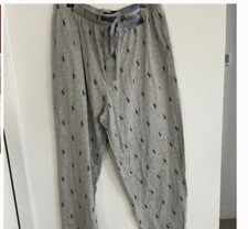 Polo Ralph Lauren Navy All Over Pony Print Pajama Jogger Pants Men's L NWT