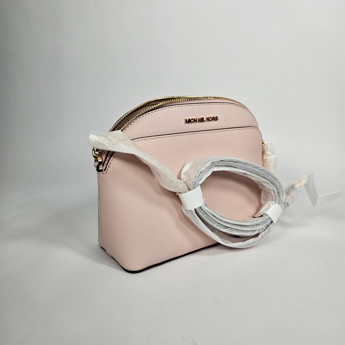 Michael Kors Emmy Saffiano Women`s Crossbody Bag - Powder
