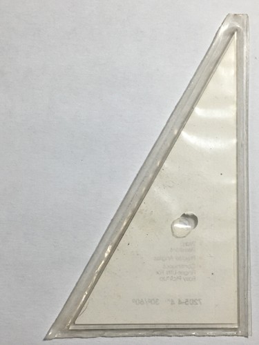 NOS Sealed Vintage Koh I Noor 7204-4 4" 30/60/90 Drafting Triangle - Picture 3 of 3
