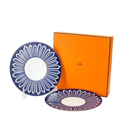 HERMES Plus d'Ailleurs プレート 2枚セット HERMES Plus d'Ailleurs プレート 2枚セット s-l400.jpg