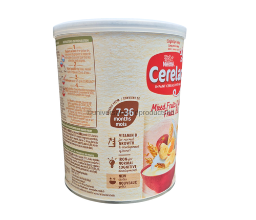 4 x Nestle Cerelac Mixed Fruits & Wheat with milk(400g) From 7 Months - Picture 2 of 7