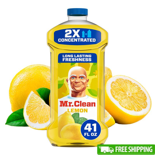 2X Concentrated All Purpose Cleaner Multi Surface Lemon Scent 41 Fl Oz Kitchen