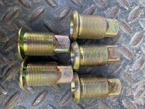 (YC13) Lot of (5) Euclid Inner Cap Nuts Left 1 1/8" - 16 x 2.25"