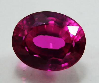 35.00 Ct Mozambique Pink Ruby Oval Cut Natural Loose Gemstone Certified !