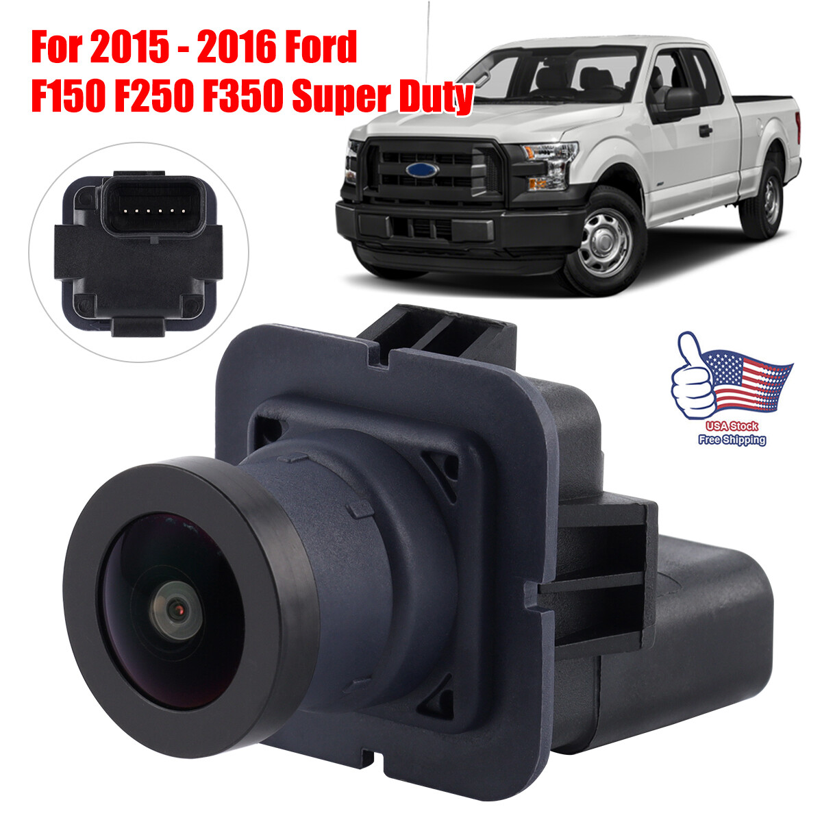 FC3Z19G490-B Rear Backup Camera for 2015-16 Ford F250 F350 F450