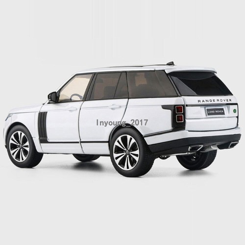 Land Rover Range Rover escala 1/32 coche de juguete modelo diecast coche niños regalos blanco - Imagen 6 de 15