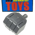 Vtg Transformers G1 Onslaught LEFT FIST hand Bruticus gray weapon accessory part