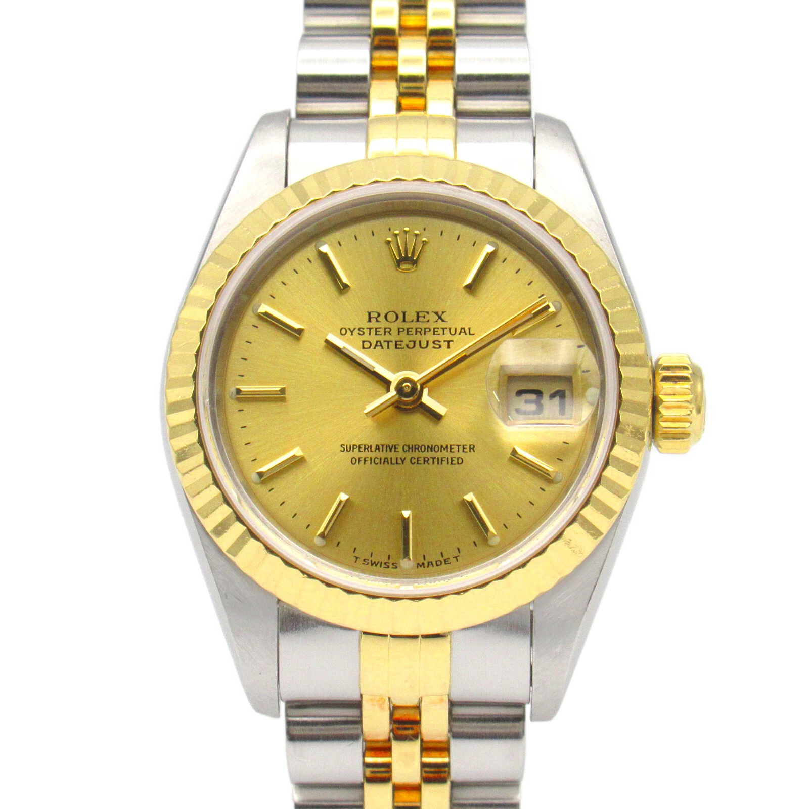 ROLEX Datejust X Wrist Watch 79173 Automatic 18K YG Stainless Steel Used Women
