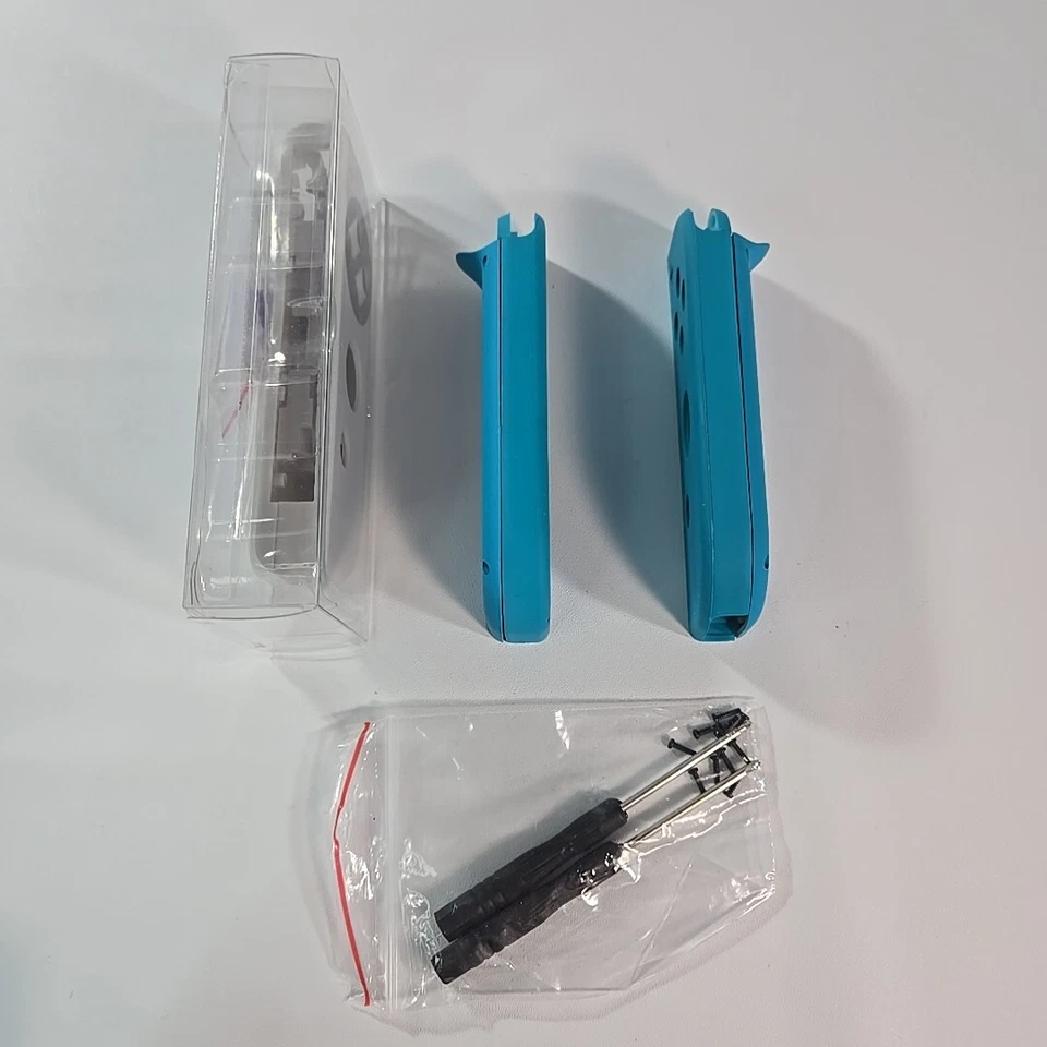 Aqua Blue Joy-Con & SNES Controller Housing Shell for Nintendo Switch Mod Parts - Image 3 of 4