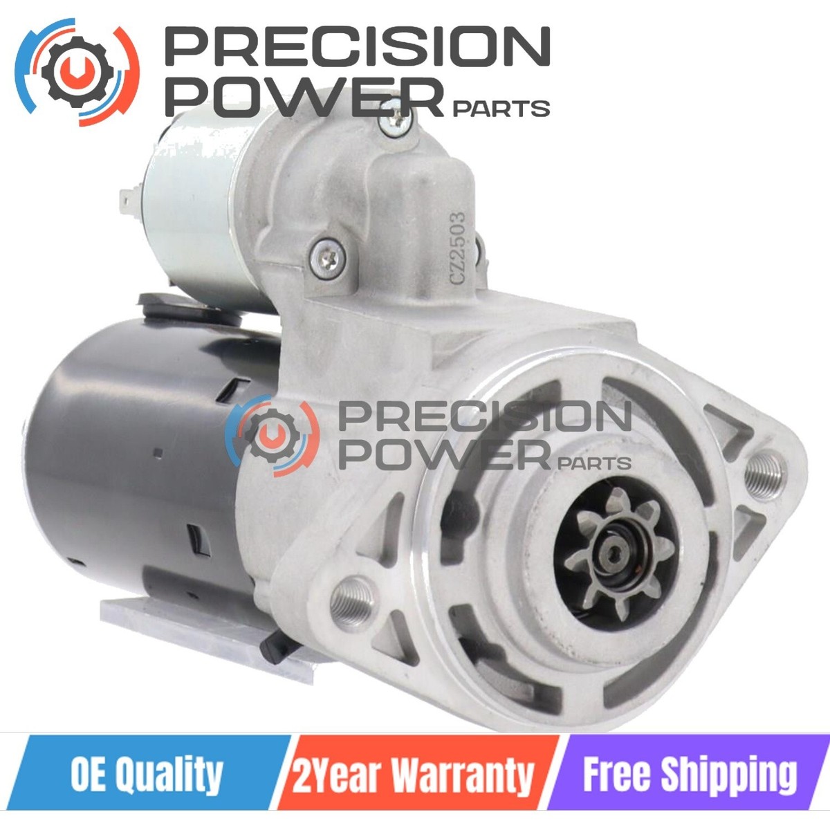 Starter Fits Mitsubishi Industrial MVL3E Engines 30N6600500