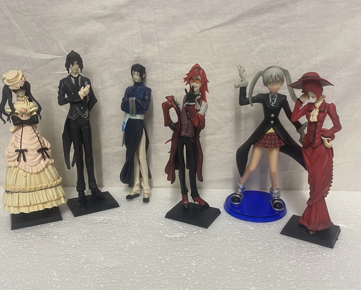 Black Butler Figure Trading Arts Sebastian Ciel Grelle Madame Red Anime Lot 6