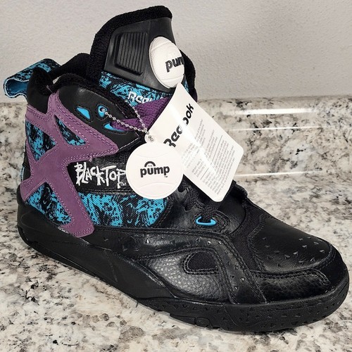 reebok pump blacktop