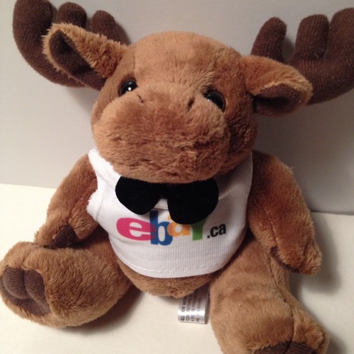 new ebay canada plush moose ebayana collectible promo stuffed