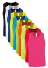 SOLs Mens Sporty Polyester Performance Tank Top Vest Sleeveless T-Shirt S-3XL