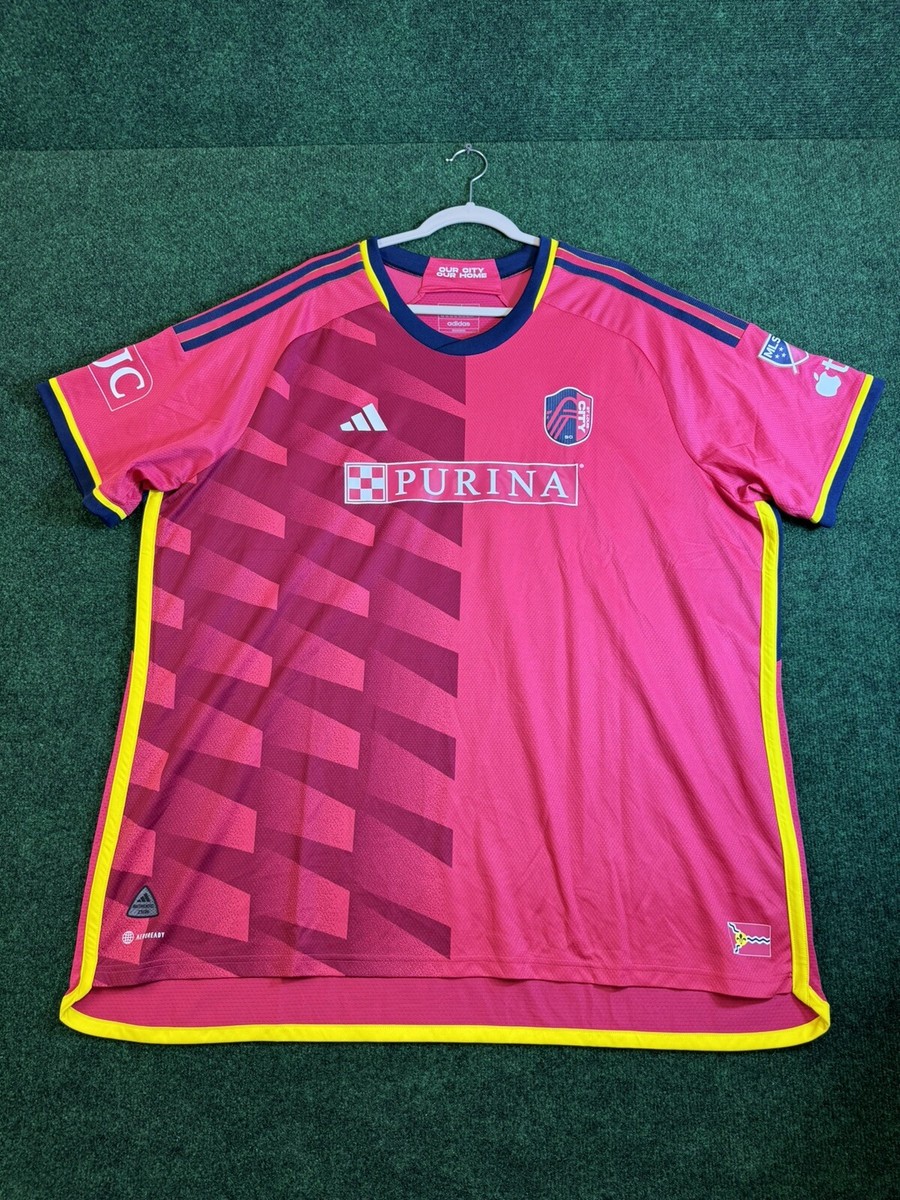 Adidas 23/24 St. Louis City SC Celio Authentic Home Jersey Mens