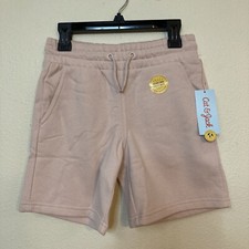 Cat Jack Girls Knit Shorts Blush Pull On Drawstring Choose Size