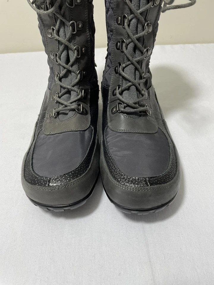 Botas Propet Delaney Frost Cuero + Frabric Mujer Talla 10 Gris Cremallera Lateral. Foto 2 de 4