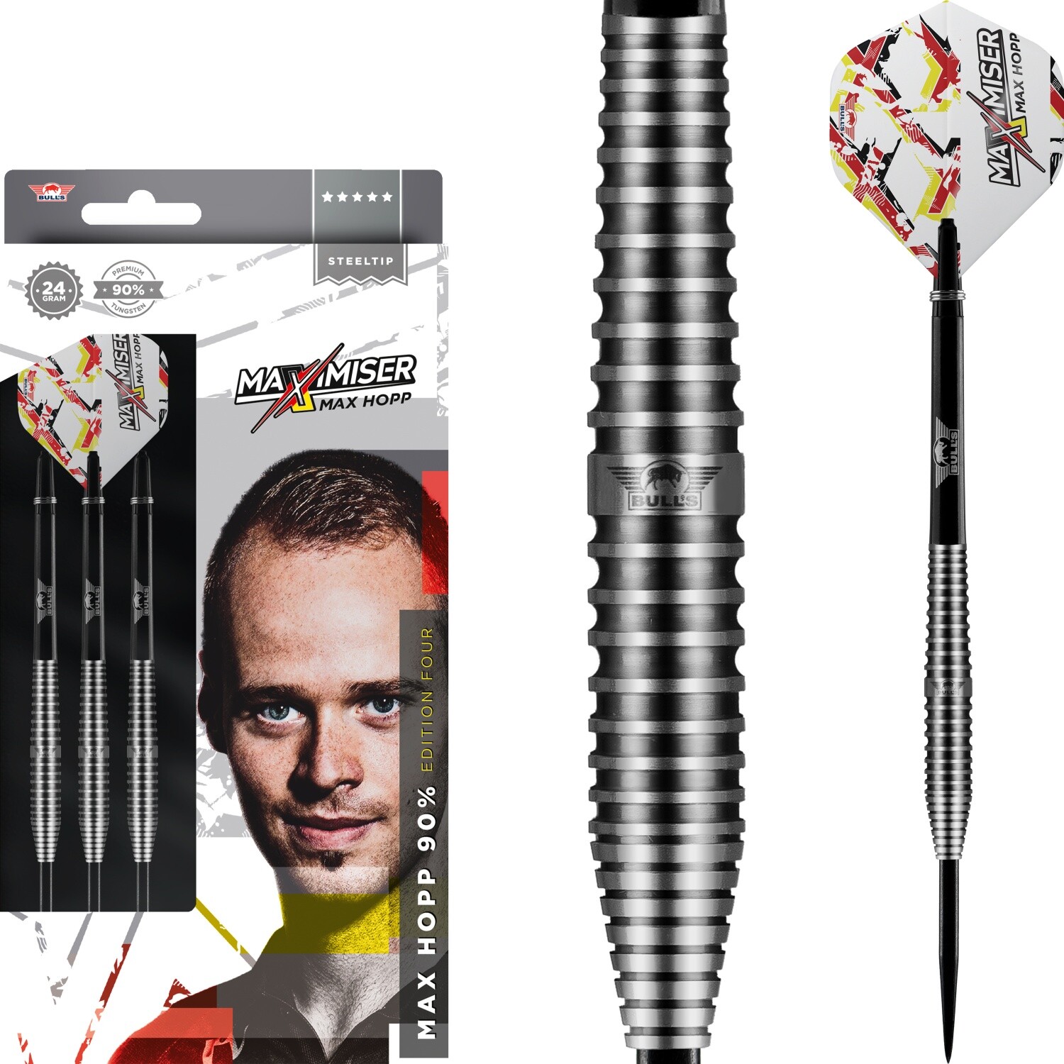 Буллз НЛ - Макс Хопп E4 - Steeldart 23790₽