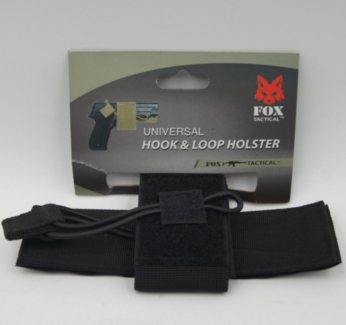 Fox Tactical BLACK Hook and Loop Secure Lightweight Universal Bungee Holster - Picture 1 of 6