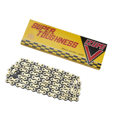 Izumi Super Tough V-Kette 1/2 x 1/8 106L in Gold/Schwarz 