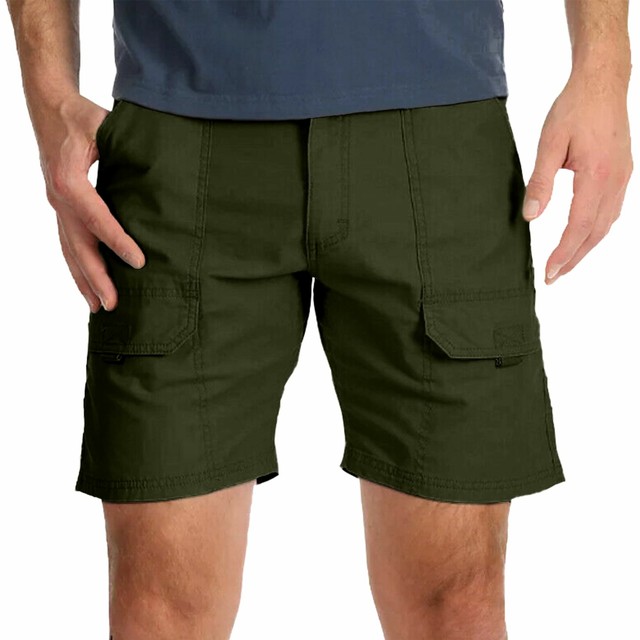 Mens Wrangler Cargo Stretch Elasticated Shorts Hiker Spandex Cotton Pant 30-48 | eBay