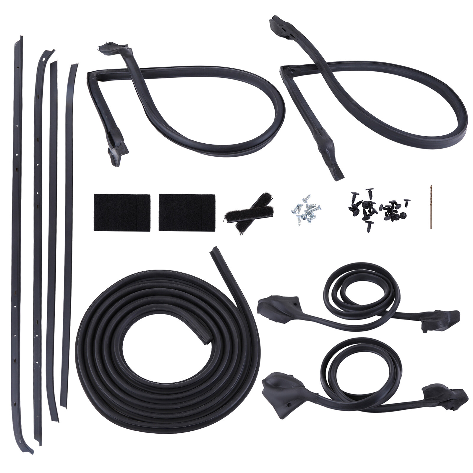70-81 Camaro Firebird Weatherstrip Seal Kit with Door Window Sweep Roofrail Trunk Seals