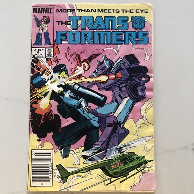 The Transformers Issue # 6 (1985) Marvel Copper age   