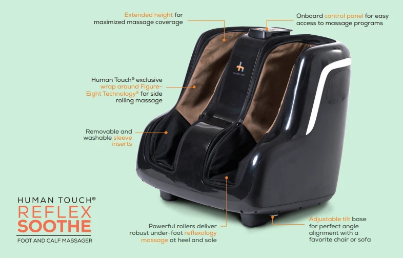 NUEVO Masajeador de pies y pantorrillas Human Touch Reflex SOOTHE Foto 2 de 2