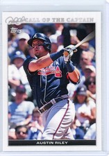 2022 Topps X Call Of The Captain Austin Riley Atlanta Braves Base Card #30