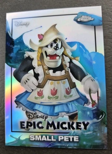 2026 Topps Chrome Disney Neon Small Pete # EM-13 Epic Mickey
