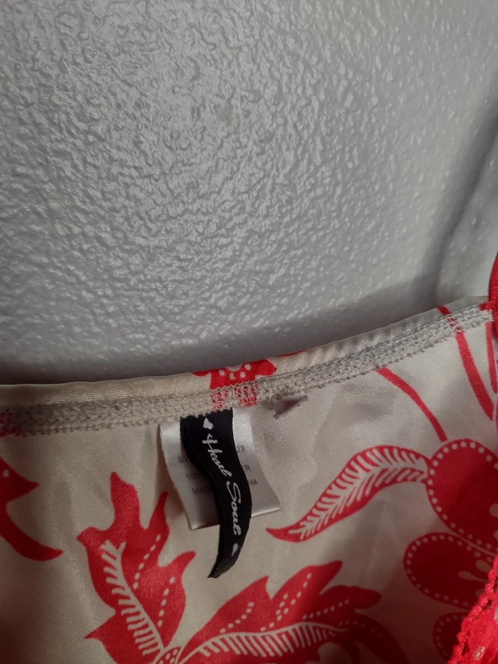 Babydoll Y2K De Colección Corazón Alma Cami Floral Capricho Fairygrunge Lechera Grande B1 Foto 3 de 4