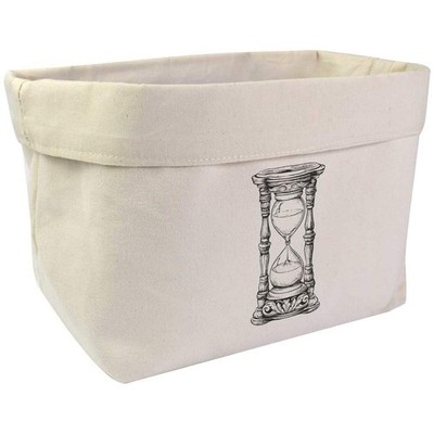 Große ''Vintage Sanduhr'' Canvas Organizer/Aufbewahrungstasche (OR00037207)
