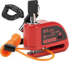 Rechargeable Motorcycle Disc Lock With 120db Alarm
