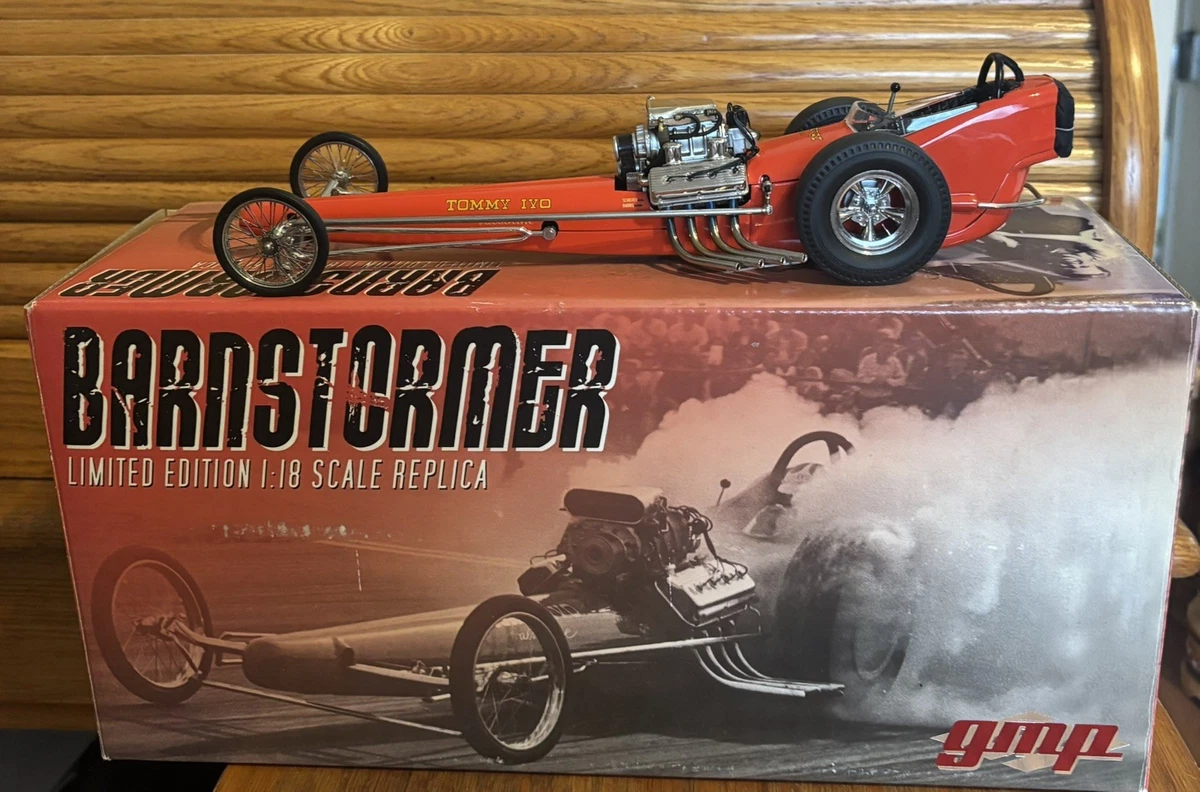 Figurine Pilote Dragster Funny Car – échelle 1/18, Résine, Non Peinte, Boîte Fermée