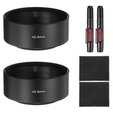 2 Piece Lens Hood, 40.5mm for Mid-focus Screw Metal Cap
