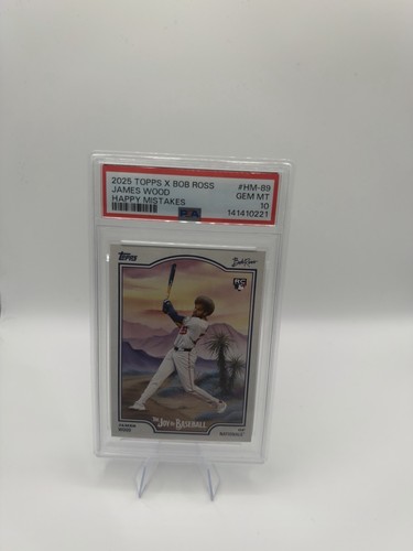James Wood [Happy Mistake SP] #89 2025 Topps X Bob Ross card
