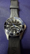 HAMILTON Khaki Navy Scuba H82315331 Black Auto Rubber Men's Watch 2