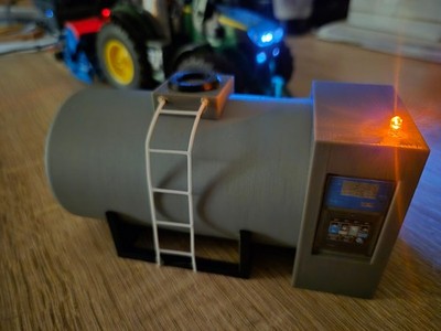 ''NEU'' Tankstelle 1 32 mit LED | Dieseltank passt zu Siku Control