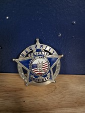 Private Security Officer Star Badge Security Private Officer Badge