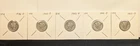Lot of 5 Mercury Silver Dimes 1936/43/43/44-P & 1945-D - Circulated - 90% Silver