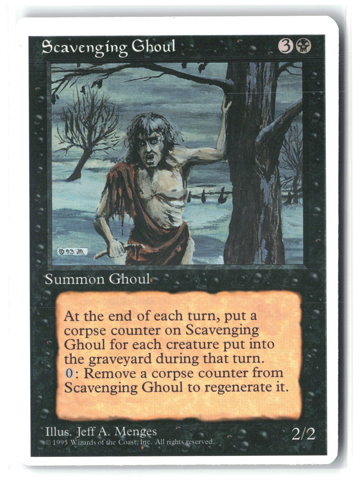Magic MTG Scavenging Ghoul Fourth Edition NM/MINT UNPLAYED