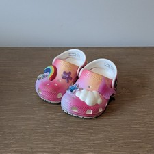 Crocs Toddler C4 Girly Rainbow Pink Purple Ombre