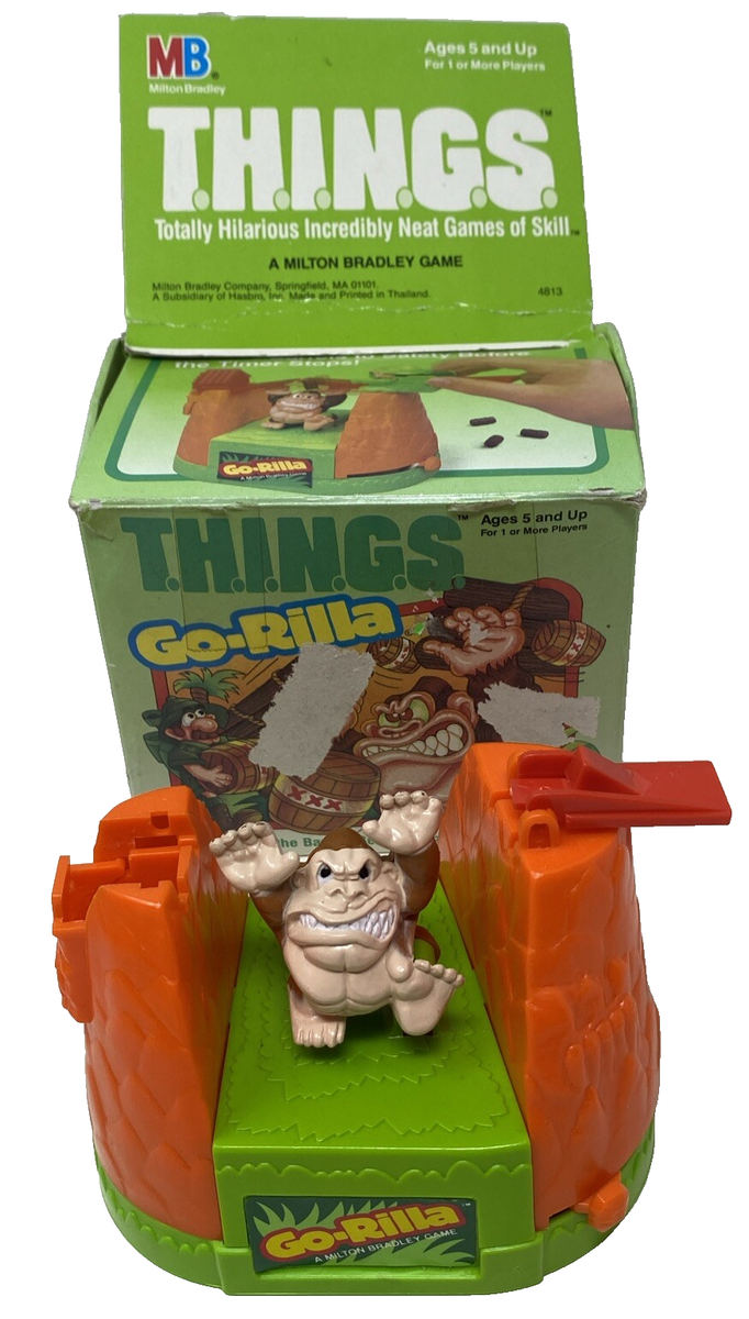 Vintage 1987 THINGS Go-Rilla Milton Bradley RARE T.H.I.N.G.S.