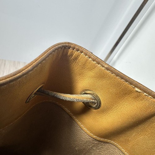 Gucci Bucket Schultertasche Beige Micro GG Sherry Line PVC Gebraucht Original - Bild 11 von 12